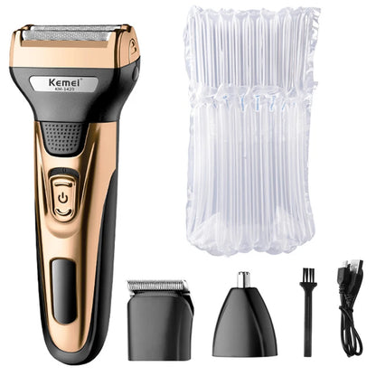 Kemei 3in1 Grooming Kit Electric Shaver