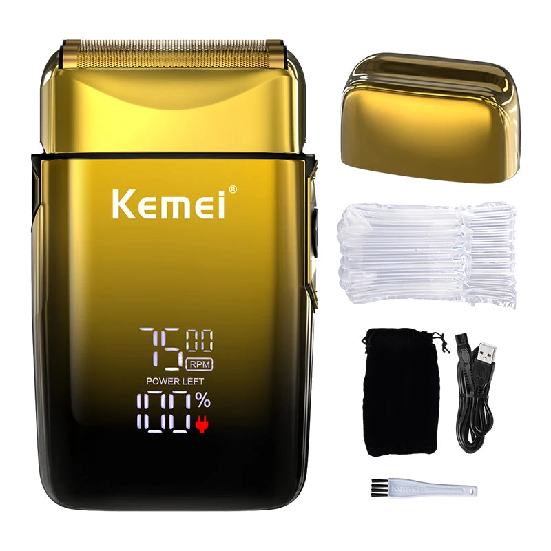 Kemei TX10 New Electric Shaver with LED Display