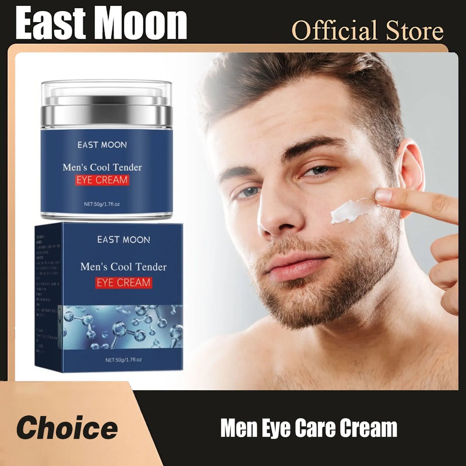 Men Anti Wri-nkle Eye Cream Retinol Anti Aging Fade Fine Line Remove Dark Circles Eye Bags Puffiness Lift Firmness Eye Skin Care