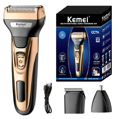 Kemei 3in1 Grooming Kit Electric Shaver