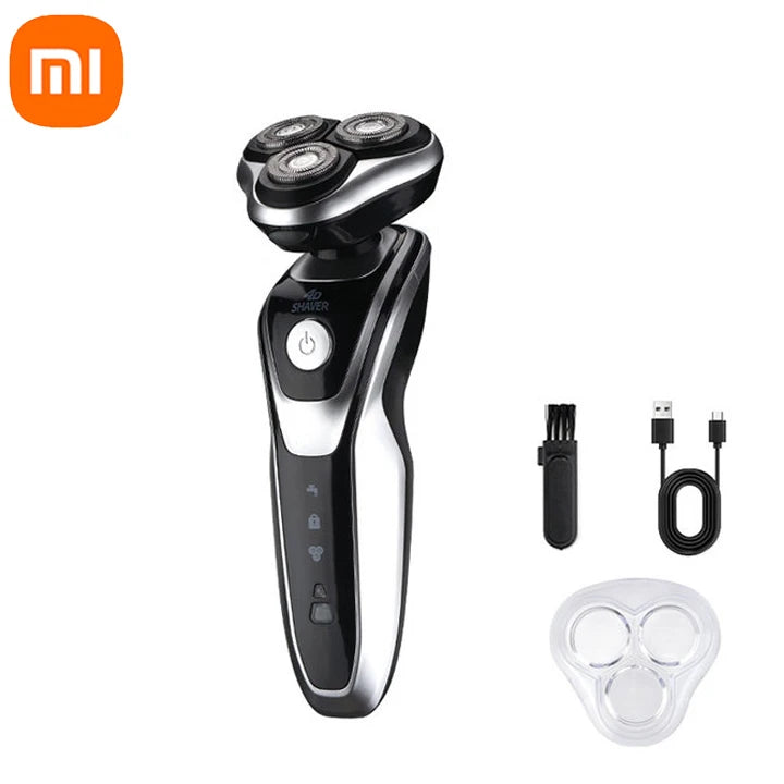 Rasoir électrique Xiaomi Rasoir rotatif Tondeuse à barbe