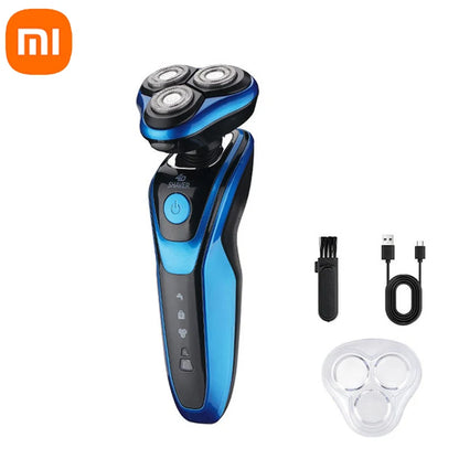 Rasoir électrique Xiaomi Rasoir rotatif Tondeuse à barbe