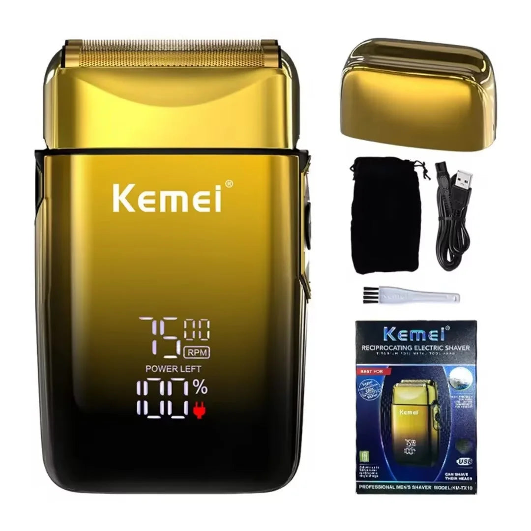 Kemei TX10 New Electric Shaver with LED Display