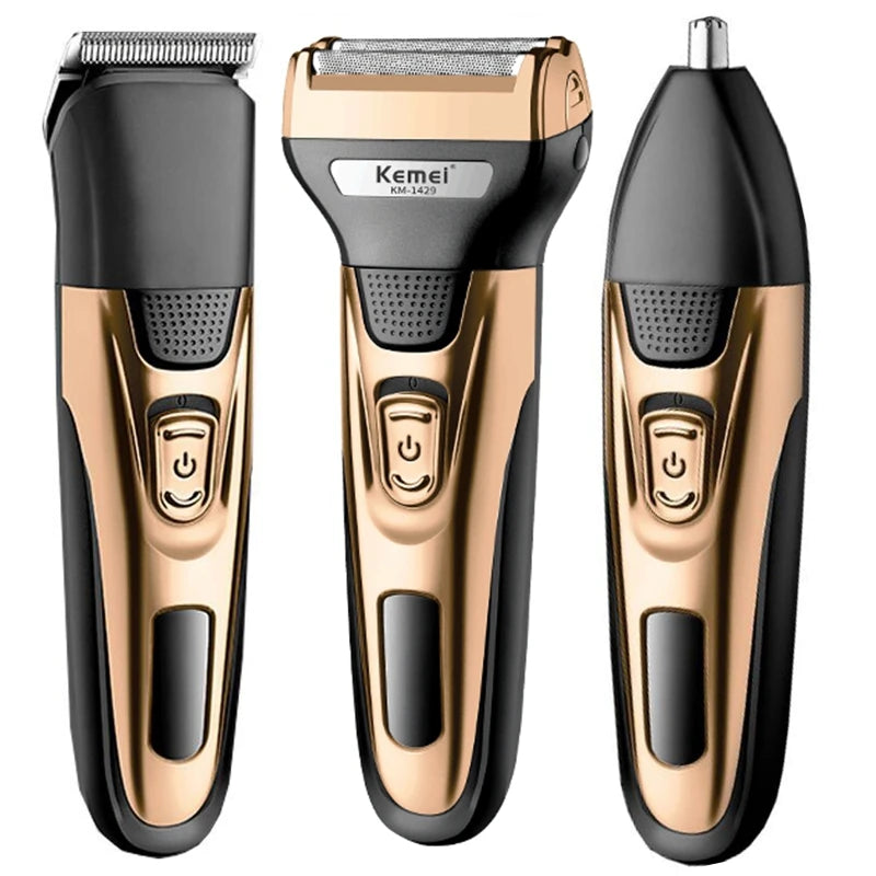 Kemei 3in1 Grooming Kit Electric Shaver