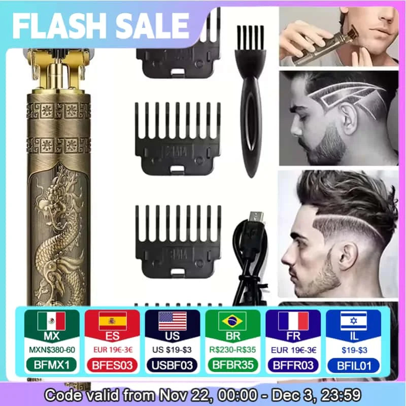 Electric Hair Clipper Professional USB