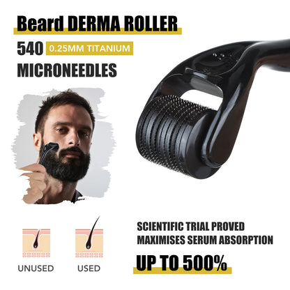 Kit de croissance de barbe 5 pièces pour hommes, rehausseur de cheveux, huile essentielle de plantes naturelles, cire à barbe, baume, brosse en bambou, peigne, soins de la barbe