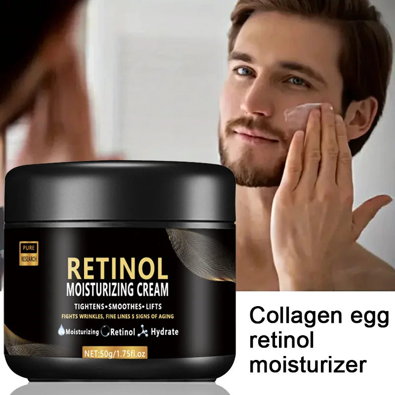 Crème pour le visage pour hommes Crème Essence de soin du visage pour hommes Anti-âge pour hommes Supprimer les rides Éliminer les taches Blanchiment Hydratant Contrôle de l&