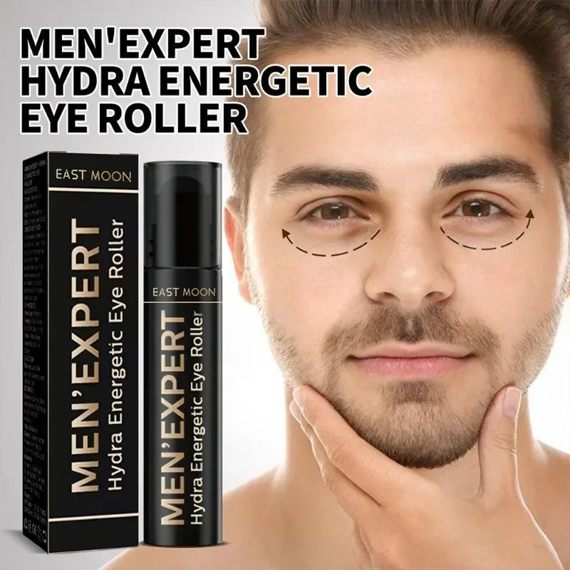 Hyaluronic Acid Cream Roller Massager Eye Care 10ml Men Expert Hydra-energetic Anti Wrinkles Fatigue Ice Cold Eye Roller